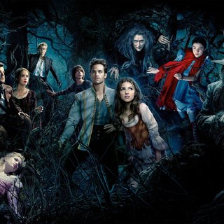 Mackenzie Mauzy, James Corden, Emily Blunt, Billy Magnussen, Daniel Huttlestone, Chris Pine, Anna Kendrick, Meryl Streep, Lilla Crawford and Johnny Depp in Walt Disney Pictures' Into the Woods (2014)