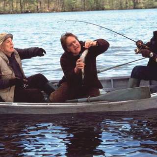 Kirk Douglas, Michael Douglas and Cameron Douglas in 