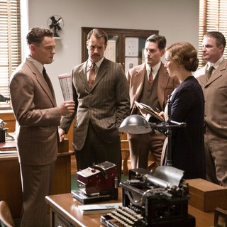 Leonardo DiCaprio, Naomi Watts, Christopher Shyer, Jeffrey Donovan and Armie Hammer in Warner Bros. Pictures' J. Edgar (2011). Photo credit by Keith Bernstein.