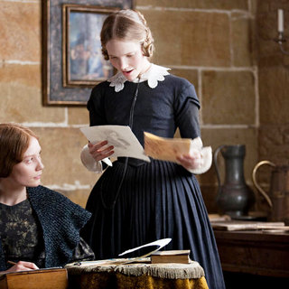 Mia Wasikowska stars as Jane Eyre and Tamzin Merchant stars as Mary Rivers in Focus Features' Jane Eyre (2011)