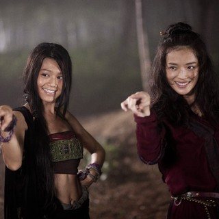 Chrissie Chau and Shu Qi in Magnet Releasing's Journey to the West (2014)