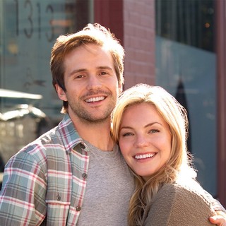 Michael Stahl-David stars as Jason Stewart and Eloise Mumford stars as Lindsay Rogers in Hallmark Channel's Just in Time for Christmas (2015)