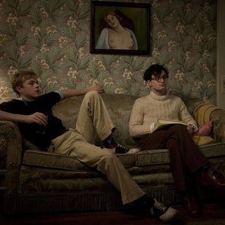 Dane DeHaan stars as Lucien Carr and Daniel Radcliffe stars as Allen Ginsberg in Sony Pictures Classics' Kill Your Darlings (2013)