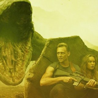 Tom Hiddleston stars as James Conrad and Brie Larson stars as Mason Weaver in Warner Bros. Pictures' Kong: Skull Island (2017)
