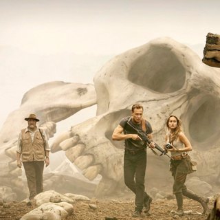 John Goodman, Tom Hiddleston, Brie Larson and John C. Reilly in Warner Bros. Pictures' Kong: Skull Island (2017)