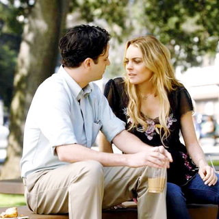 Luke Kirby stars as Nick and Lindsay Lohan stars as Thea Dixon in ABC Family's Labor Pains (2009)