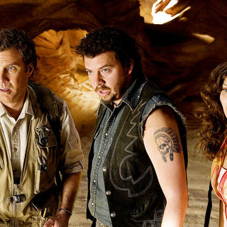 Will Ferrell, Danny McBride and Anna Friel in Universal Pictures' Land of the Lost (2009)