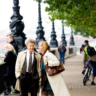 Dustin Hoffman stars as Harvey Shine and Emma Thompson stars as Kate in Overture Films' Last Chance Harvey (2009)