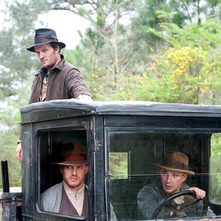 Jason Clarke, Tom Hardy and Shia LaBeouf in The Weinstein Company's Lawless (2012)
