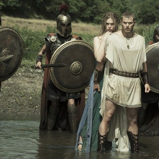 Gaia Weiss stars as Hebe and Kellan Lutz stars as Hercules in Summit Entertainment's The Legend of Hercules (2014)
