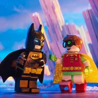 Batman/Bruce Wayne and Robin/Dick Grayson from Warner Bros. Pictures' The Lego Batman Movie (2017)