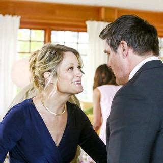 Teri Polo stars as Chloe and Paul Johansson stars as David in Hallmark Channel's Love, Again (2015)