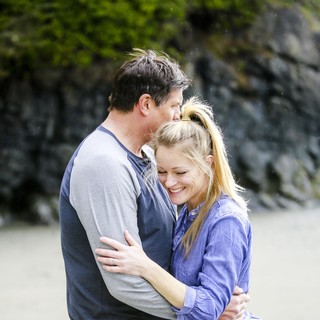 Paul Johansson stars as David and Teri Polo stars as Chloe in Hallmark Channel's Love, Again (2015)