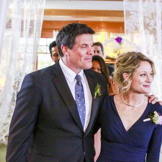 Paul Johansson stars as David and Teri Polo stars as Chloe in Hallmark Channel's Love, Again (2015)