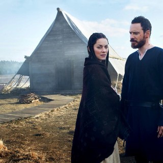 Marion Cotillard stars as Lady Macbeth and Michael Fassbender stars as Macbeth in The Weinstein Company's Macbeth (2015)