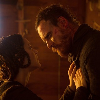 Marion Cotillard stars as Lady Macbeth and Michael Fassbender stars as Macbeth in The Weinstein Company's Macbeth (2015)