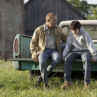 Kevin Costner stars as Jonathan Kent and Dylan Sprayberry stars as Clark Kent at 13 in Warner Bros. Pictures' Man of Steel (2013)