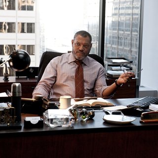 Laurence Fishburne stars as Perry White in Warner Bros. Pictures' Man of Steel (2013)