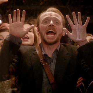 Lake Bell stars as Nancy and Simon Pegg stars as Jack in Saban Films' Man Up (2015)