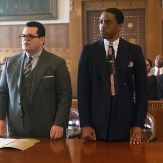Josh Gad, Chadwick Boseman and Sterling K. Brown in Open Road Films' Marshall (2017)