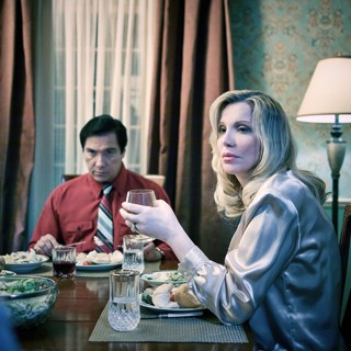 Benito Martinez stars as Jose Menendez and Courtney Love stars as Kitty Menendez in Lifetime's Menendez: Blood Brothers (2017)