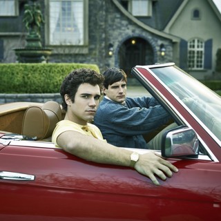 Myko Olivier stars as Erik Menendez and Nico Tortorella stars as Lyle Menendez in Lifetime's Menendez: Blood Brothers (2017)