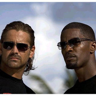 Colin Farrell as Det. Sonny Crockett and Jamie Foxx as Det. Ricardo Tubbs in Universal Pictures' Miami Vice (2006)