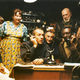 Dominique Pinon, Marie-Julie Baup, Yolande Moreau, Dany Boon, Michel Cremades, Jean-Pierre Marielle and Omar Sy in Sony Pictures Classics' Micmacs (2010)