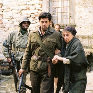 Derek Luke stars as 2nd Staff Sergeant Aubrey Stamps and Pierfrancesco Favino stars as Peppi 'The Great Butterfly' Grotta in Buena Vista Pictures' Miracle at St. Anna (2008)