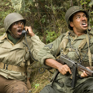 Derek Luke stars as 2nd Staff Sergeant Aubrey Stamps and Laz Alonso stars as Corporal Hector Negron in Buena Vista Pictures' Miracle at St. Anna (2008)