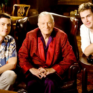 Trevor Moore, Hugh Hefner and Zach Cregger in Fox Searchlight Pictures' Miss March (2009)