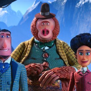 Sir Lionel Frost, Mr. Link and Adelina Fortnight from Annapurna Pictures' Missing Link (2019)