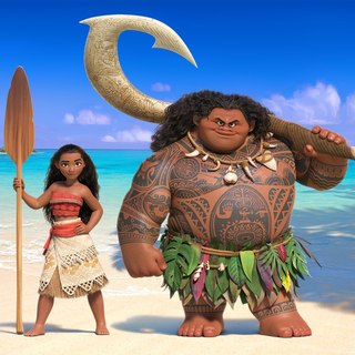 Moana and Maui from Walt Disney Pictures' Moana (2016)