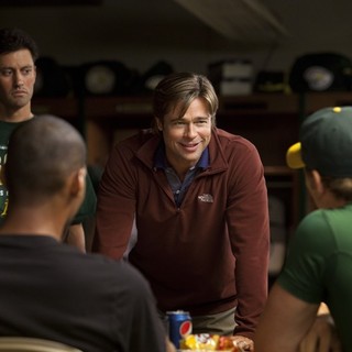 Brad Pitt stars as Billy Beane in Columbia Pictures' Moneyball (2011)