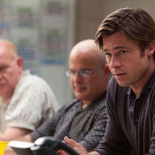 Brad Pitt stars as Billy Beane in Columbia Pictures' Moneyball (2011)