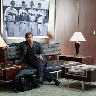 Brad Pitt stars as Billy Beane in Columbia Pictures' Moneyball (2011)