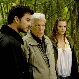 Kerr Smith, Tom Atkins and Jaime King in Lionsgate Films' My Bloody Valentine 3-D (2009). Photo credit by Michael Roberts.