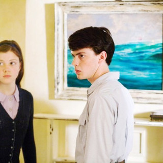 Georgie Henley stars as Lucy Pevensie and Skandar Keynes stars as Edmund Pevensie in Fox Walden's The Chronicles of Narnia: The Voyage of the Dawn Treader (2010)