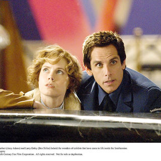 Amy Adams stars as Amelia Earhart and Ben Stiller stars as Larry Daley in 20th Century Fox's Night at the Museum 2: Battle of the Smithsonian (2009). Photo credit by Doane Gregory.