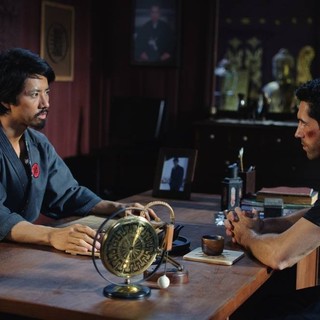 Kane Kosugi stars as Nakabara and Scott Adkins stars as Casey in Millennium Films' Ninja: Shadow of a Tear (2013)