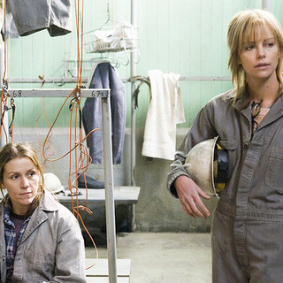 Charlize Theron and Frances McDormand in North Country (2005)