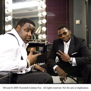 Jamal Woolard stars as Notorious B.I.G. and Derek Luke stars as Sean Combs in Fox Searchlight Pictures' Notorious (2009)