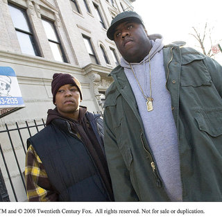 Kevin Phillips stars as Mark and Jamal Woolard stars as Notorious B.I.G. in Fox Searchlight Pictures' Notorious (2009)