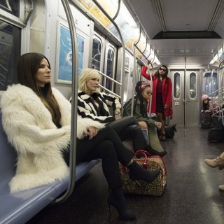 Sandra Bullock, Cate Blanchett, Rihanna, Mindy Kaling, Awkwafina, Helena Bonham Carter, Anne Hathaway and Sarah Paulson in Warner Bros. Pictures' Ocean's 8 (2018)