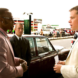 Don Cheadle and Matt Damon in Warner Bros.' Ocean's Twelve (2004)