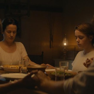 Timothee Chalamet, Elizabeth Reaser, Kiernan Shipka and Grant Bowler in IFC Midnight's One and Two (2015)