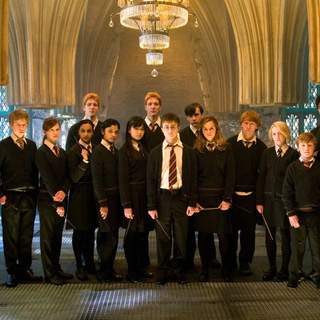 Daniel Radcliffe, Rupert Grint and Emma Watson in Warner Bros' Harry Potter and the Order of the Phoenix (2007)