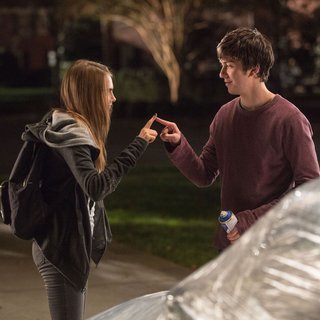 Cara Delevingne stars as Margo Roth Spiegelman and Nat Wolff stars as Quentin Jacobsen in 20th Century Fox's Paper Towns (2015). Photo credit by Michael Tackett.