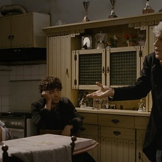 Riccardo Scamarcio and Ninetto Davoli in Kino Lorber' Pasolini (2014)