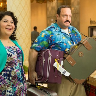 Raini Rodriguez stars as Maya and Kevin James stars as Paul Blart in Columbia Pictures' Paul Blart: Mall Cop 2 (2015)